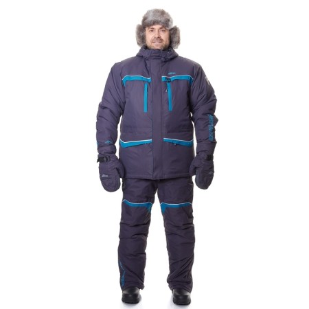 Winter costume for fishing Grayling sable, size 64-66, height 182-188 cm, color graphite