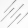 Needles for household sewing machines, universal, No. 120/9, 5 pcs