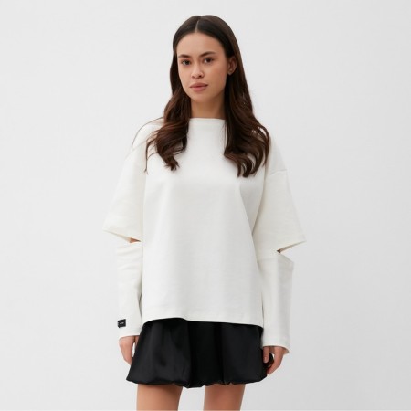 Jumper (longshilv) mist: basy, size s-m, milk color-3