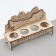 Wooden stand for Easter eggs "Christ Rosen", 20 × 6 × 12.5 cm