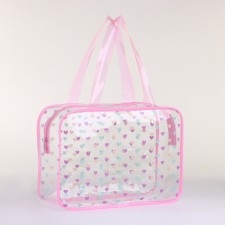 Lightning cosmetic bag, pink color