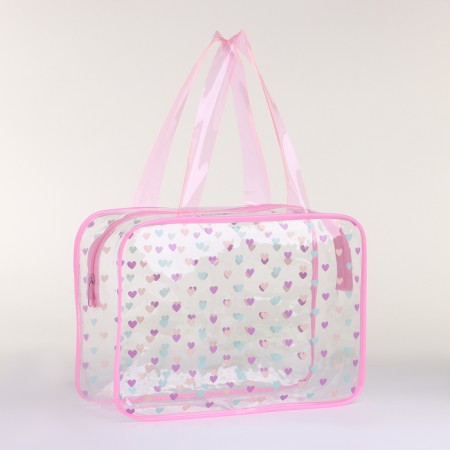 Lightning cosmetic bag, pink color