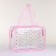 Lightning cosmetic bag, pink color