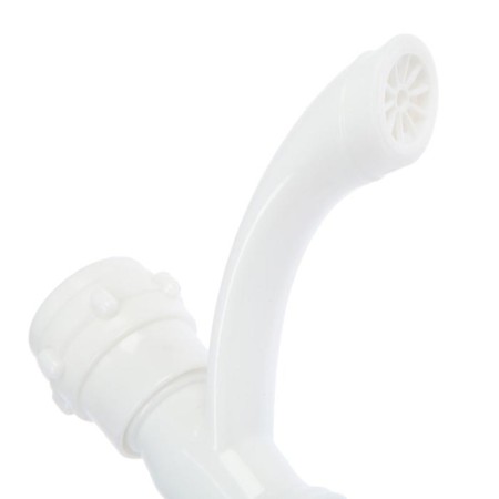 Tap for one water Zein Z2022, round handle, plastic, short pour, white-3