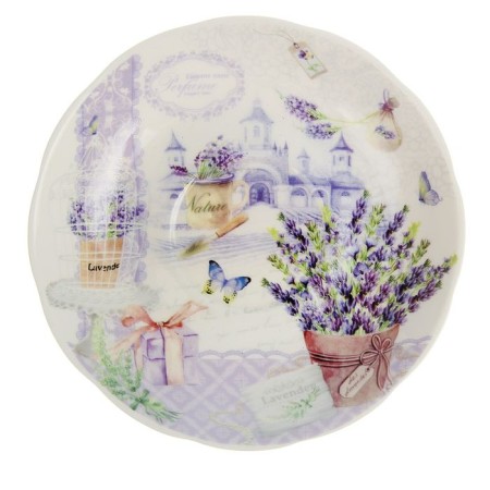 Tea couple ceramic "lavender field", 2 items: a cup 220 ml, a saucer d = 15 cm-3