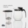 Glass teapot Magistro "Mexico City", 500 ml, with metal sieve, plastic sausage