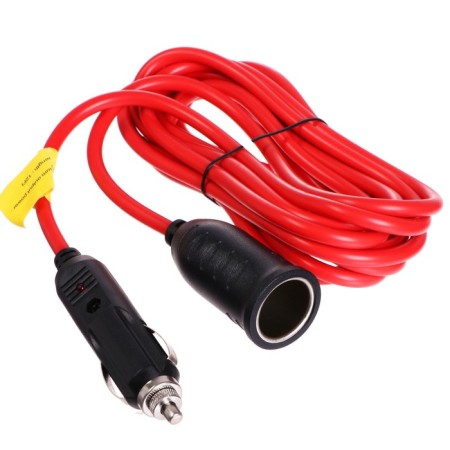 Cigarette lighter 12-24V, wire 360 ​​cm