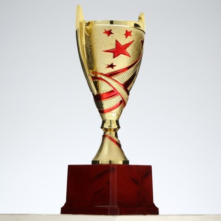Cup 183a, award figure, gold, plastic stand, 22.5 × 11 × 8.5 cm.-4