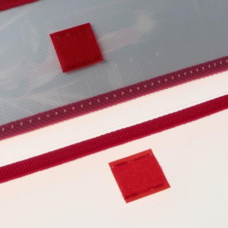 A5 notebook folder (230 x 190 x 50 mm), with Velcro valve, plastic/textiles, calligrata, "car", with a corner-3