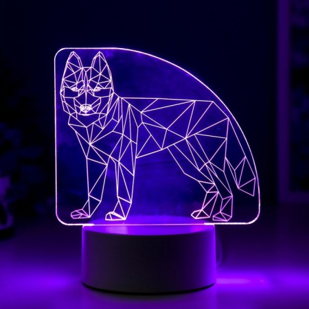 Lumber "Wolf" Led RGB from the network 9.5x14.5x17 cm Risalux-6
