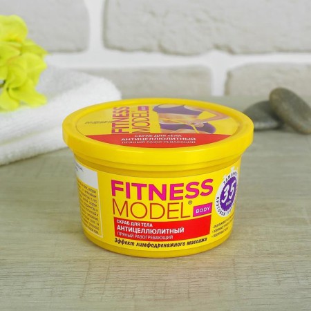 Fitness Model Body Scrub Anti -cellulite, spicy, warming, 250 ml