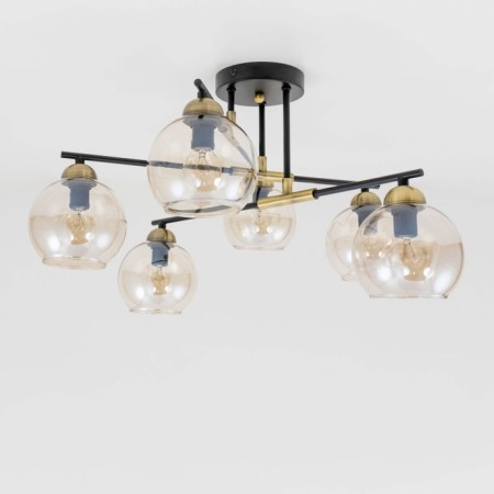 Ceiling chandelier "Henri" E14 6x60 watts-1