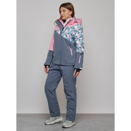Ski suit, size 42, pink color-4