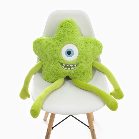 Skill of a soft toy "Star", 75 cm, green color-4