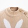 Knitted crumb set I “hare” growth 98-104 cm, beige color