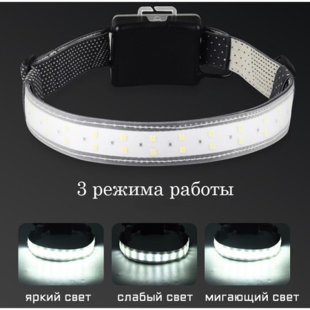 Blood flashlight 3.5 W, 1.5 V, 350 lm, range 100 m, COB 26 pcs, IPX4, 3 modes, 3 AA-2