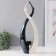 Souvenir Ceramics "Graceful Love" Black and White 38x13x6 cm