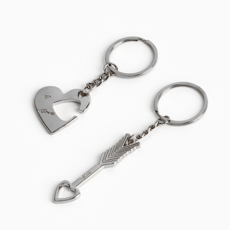 Key keychain, non -memorials “I take your heart in hostage” 9 x 13 cm-4