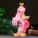 Pigp. "Pegas" pink/gold, 27cm