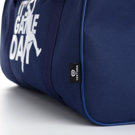 Sports bag with lightning, long belt, blue color-8
