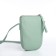 Bag Women's Cross-Bodi with a zipper, green color