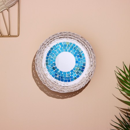 Mirror "Romance" Coconut 24 cm