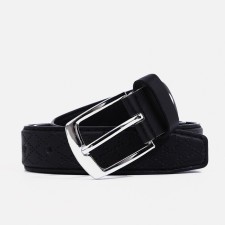Building belt, width 2.5 cm, screw, buckle metal, black color