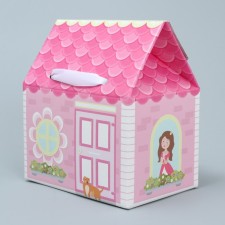 Gift folding box, packaging, “princess house”, 15 x 18 x 10 cm