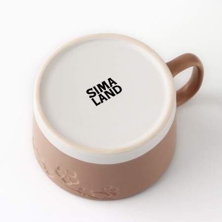 Tea couple ceramic "Montblan", 2 items: 220 ml mug, saucer 13x13.6 cm-6