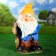 Garden figure "Dwarf handsome with a shovel" 40x21cm