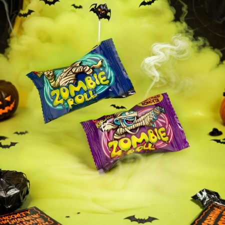 Chewing candy with sour powder "Zombie Roll", 14 g-1