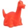 A set of rubber toys for the bath "Dinosaurs", 3 pcs, crush me