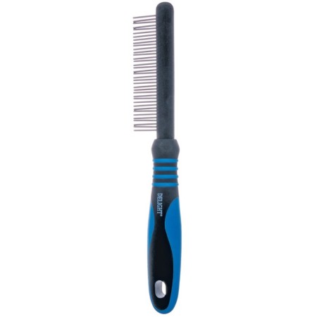 Delight comb, with rotating teeth, 37 teeth 18 mm, black and blue-2