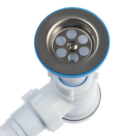 Universal siphon "Ani Plast" Varangian C5510, 1 1/2 "x 40 mm, with a flexible pipe 40 x 50 mm-3