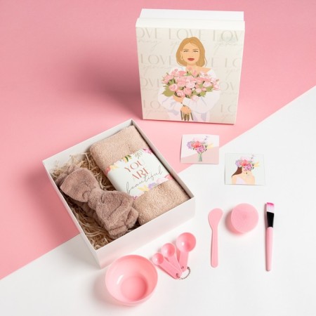 Set Gift Ethel Spring, towel and accessories