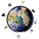 Wooden puzzle "Earth", 20 x 20 cm, 73 details
