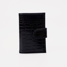 Businessman on the button, 18 cards, textura, black color