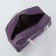 Road bag on wheels, outer pocket, purple color