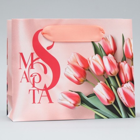 Gift Package Laminated, packaging, “March 8”, S 12 x 15 x 5.5 cm-1