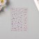 Stick plastic rhinestones "Solder" lilac 11x7.8 cm