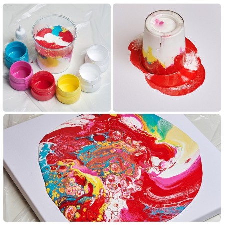 Set "Fluid Art" "Planet of Flower"-1