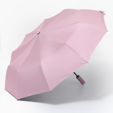 Automatic automatic umbrella, with a lantern, 3 additions, 10 knitting needles, r = 51 cm, pink color-4