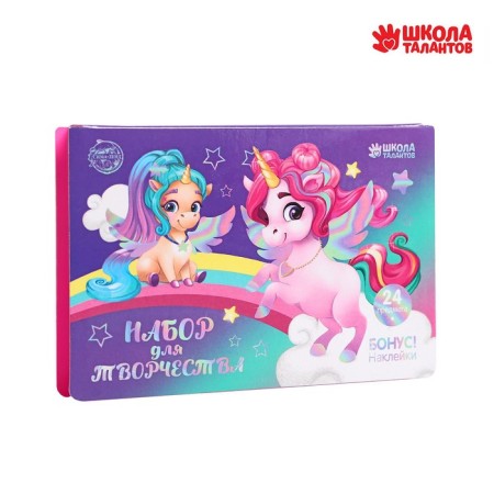 Set for creativity "Magic Unicorns", 24 subjects-3