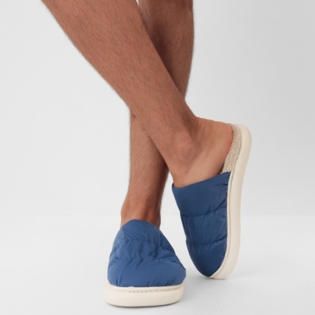 Male slippers, size 44-45, blue color-4