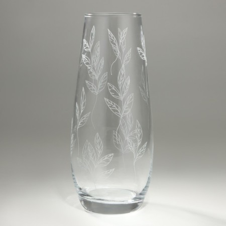 Vase for the flowers "botany" glass, transparent, 26 cm.-2