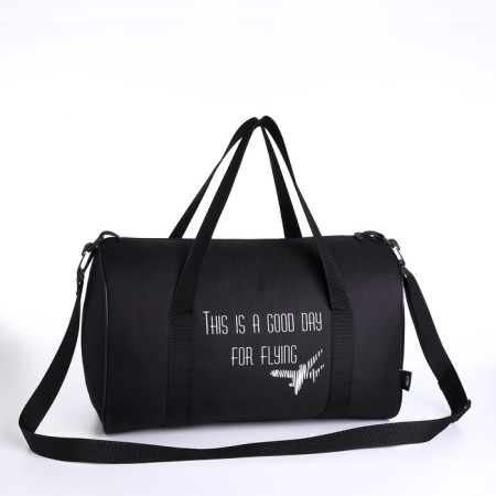 Road bag, textura, small size, black color
