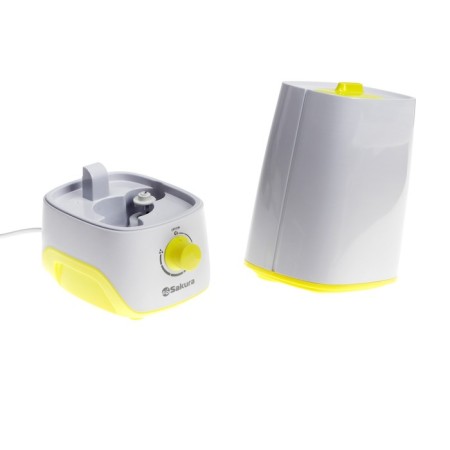 Air humidifier Sakura SA-0609WBL, ultrasound, 18 W, 2 l, up to 18 m2, white-yellow-1