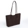 Bag Female Tout with zipper, chocolate color