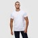 T -shirt male, white color/print mix, size XL