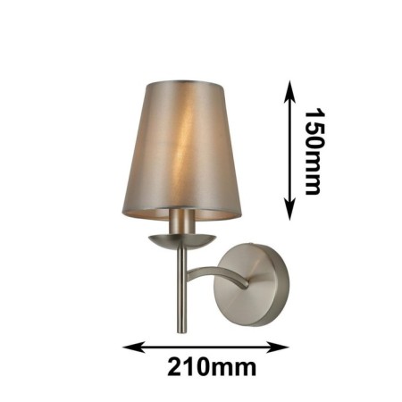 Wall lamp Velum 140 mm, 210 mm, E14 40W-2